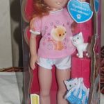 Кукла Красотка Супер с котиком и сумочкой для переноски 40 см