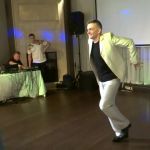 Tap dance on wedding party